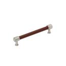 6-5/16 in. Center-to-Center Cabinet Pull in Satin Nickel