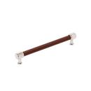 7-9/16 in. Center-to-Center Cabinet Pull in Polished Nickel