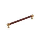 8-13/16 in. Center-to-Center Cabinet Pull in Brushed Gold