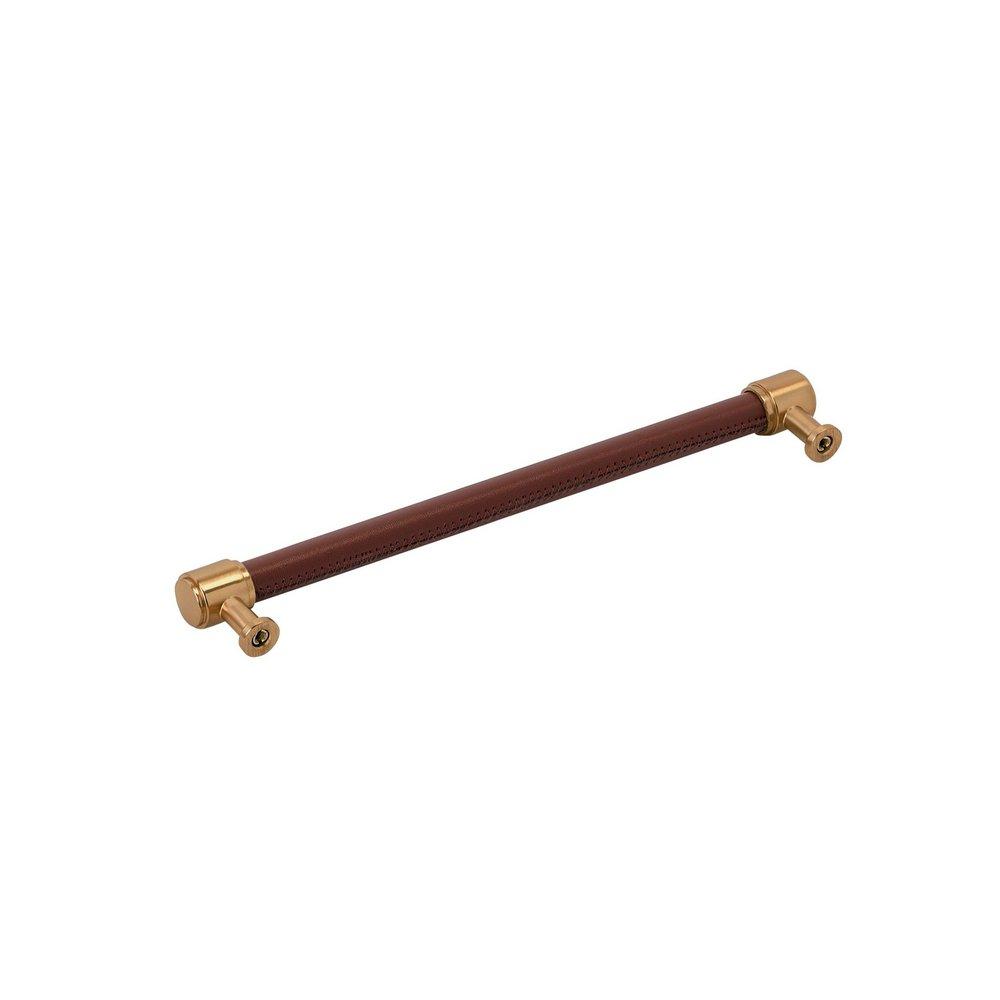Signature Hardware Brushed Gold 8-13/16 in. Center-to-Center Cabinet Pull 