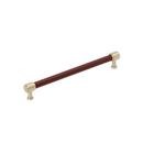 8-13/16 in. Center-to-Center Cabinet Pull in Golden Champagne