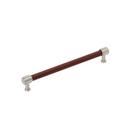 8-13/16 in. Center-to-Center Cabinet Pull in Satin Nickel