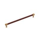 12-5/8 in. Center-to-Center Cabinet Pull in Brushed Gold