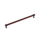 12-5/8 in. Center-to-Center Cabinet Pull in Matte Black