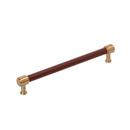 12 in. Center-to-Center Appliance Pull in Brushed Gold