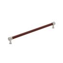 18 in. Center-to-Center Appliance Pull in Satin Nickel