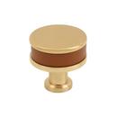 1-1/4 in. Cabinet Knob in Champagne Bronze
