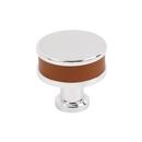 1-1/4 in. Cabinet Knob in Polished Chrome
