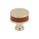 1-1/4 in. Cabinet Knob in Golden Champagne