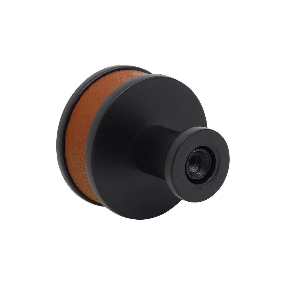 Signature Hardware Matte Black 1-1/4 in. Cabinet Knob 