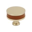 1-1/2 in. Cabinet Knob in Golden Champagne