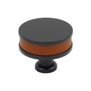 1-1/2 in. Cabinet Knob in Matte Black