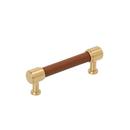 3-3/4 in. Center-to-Center Cabinet Pull in Champagne Bronze