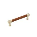 5-1/16 in. Center-to-Center Cabinet Pull in Golden Champagne