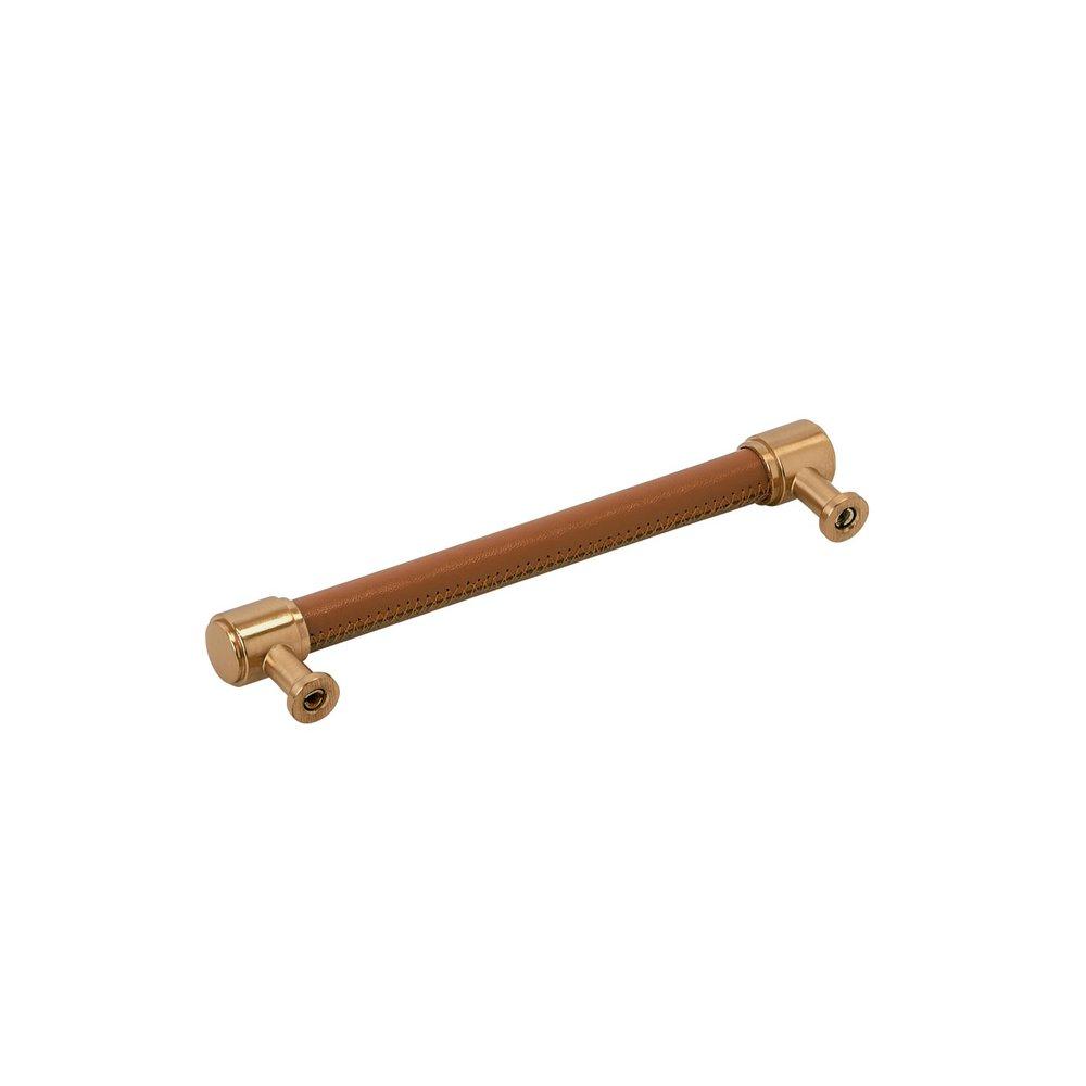 Signature Hardware Brushed Gold 6-5/16 in. Center-to-Center Cabinet Pull 