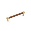 6-5/16 in. Center-to-Center Cabinet Pull in Champagne Bronze