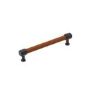 6-5/16 in. Center-to-Center Cabinet Pull in Matte Black