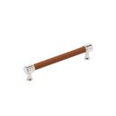 6-5/16 in. Center-to-Center Cabinet Pull in Polished Nickel