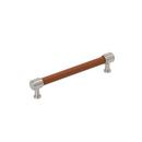 6-5/16 in. Center-to-Center Cabinet Pull in Satin Nickel