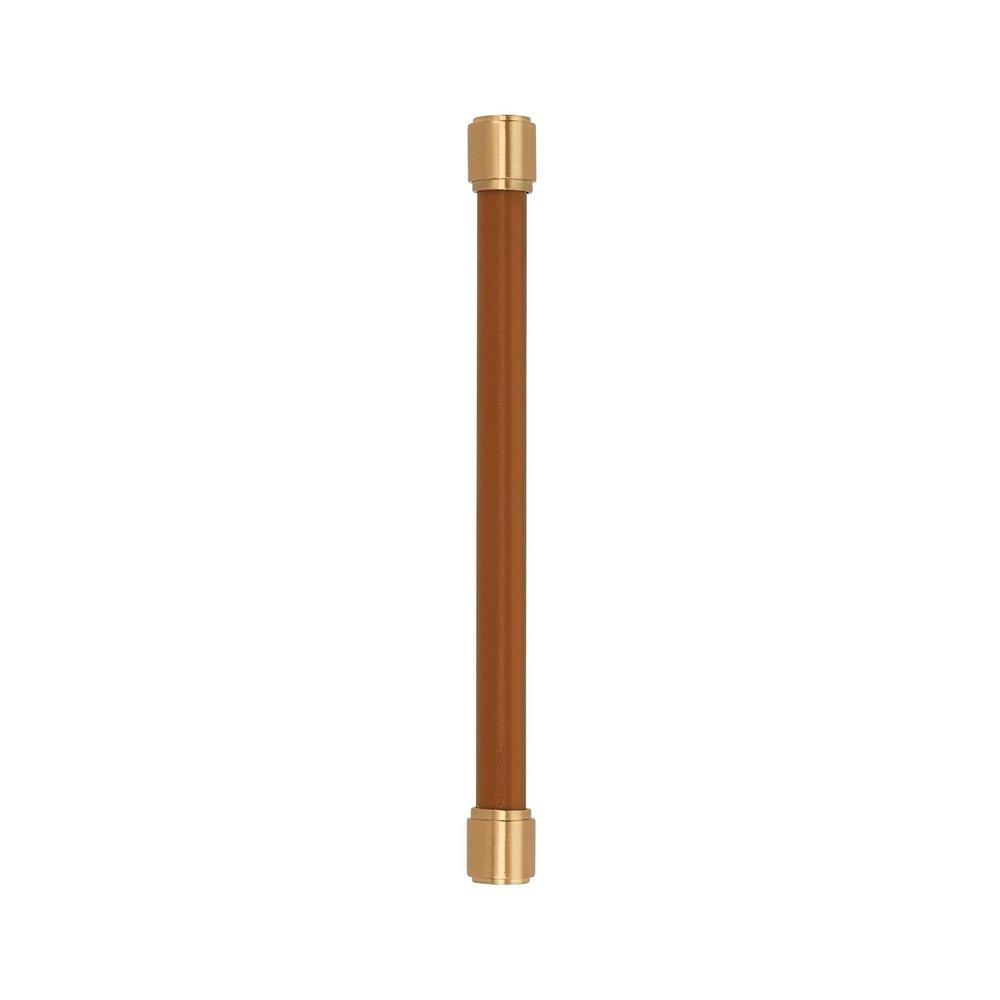 Signature Hardware Brushed Gold 7-9/16 in. Center-to-Center Cabinet Pull 