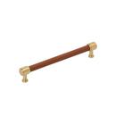 7-9/16 in. Center-to-Center Cabinet Pull in Champagne Bronze