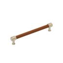 7-9/16 in. Center-to-Center Cabinet Pull in Golden Champagne