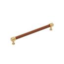8-13/16 in. Center-to-Center Cabinet Pull in Champagne Bronze