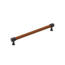 8-13/16 in. Center-to-Center Cabinet Pull in Matte Black