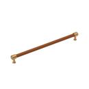 12-5/8 in. Center-to-Center Cabinet Pull in Brushed Gold