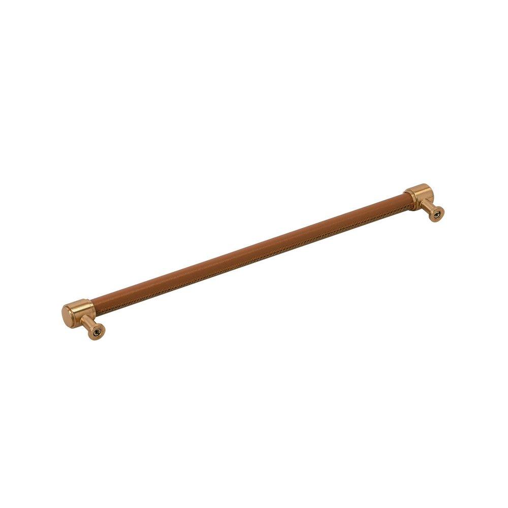 Signature Hardware Brushed Gold 12-5/8 in. Center-to-Center Cabinet Pull 