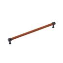 12-5/8 in. Center-to-Center Cabinet Pull in Matte Black