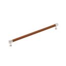 12-5/8 in. Center-to-Center Cabinet Pull in Polished Nickel