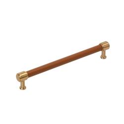 12 in. Center-to-Center Appliance Pull in Brushed Gold