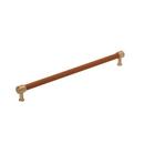 18 in. Center-to-Center Appliance Pull in Brushed Gold