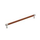 18 in. Center-to-Center Appliance Pull in Satin Nickel