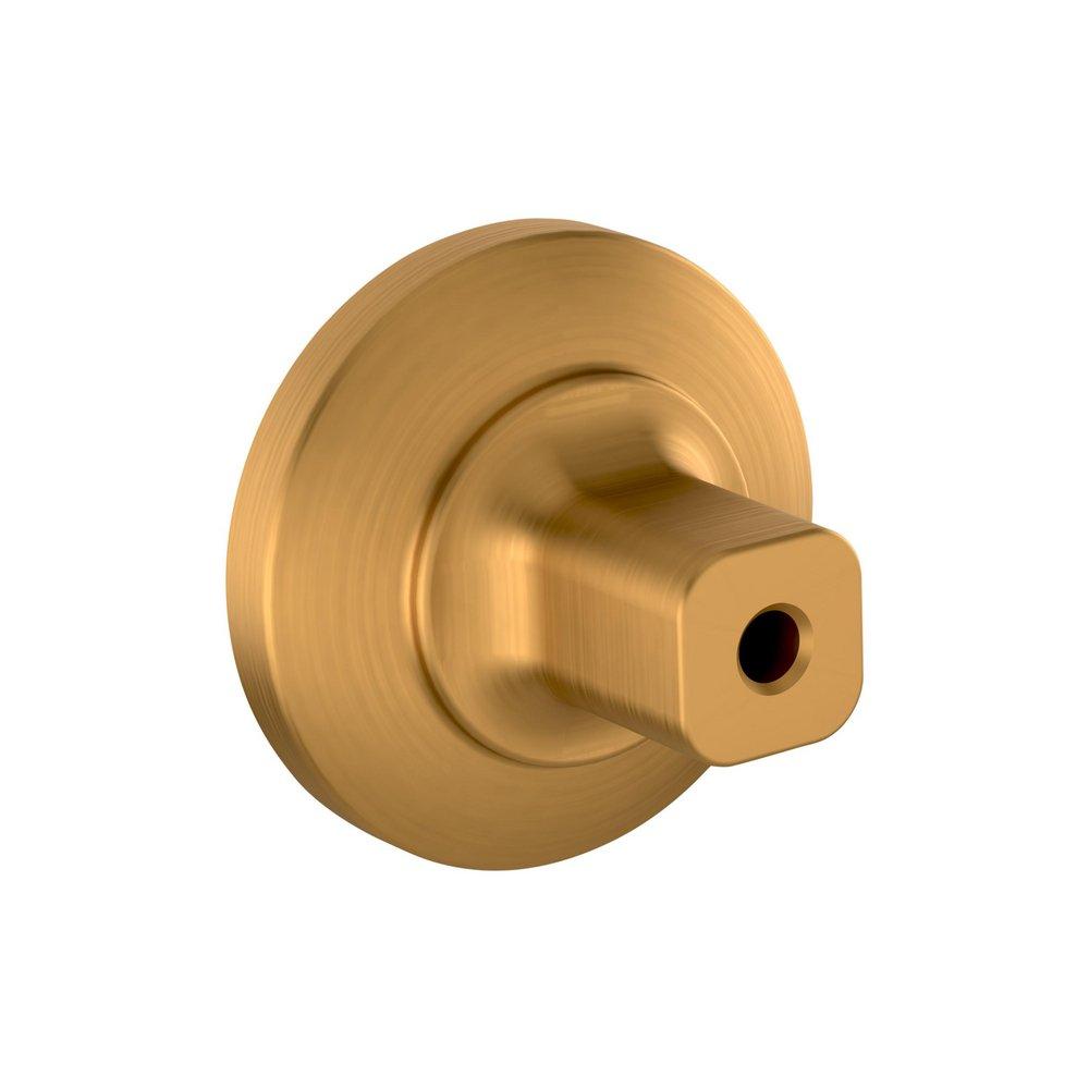 Signature Hardware Matte Black/Brushed Gold 1-3/8 in. Cabinet Knob 