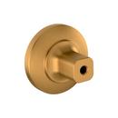 Signature Hardware Matte Black/Brushed Gold 1-3/8 in. Cabinet Knob 