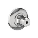 Signature Hardware Matte Black/Polished Chrome 1-3/8 in. Cabinet Knob 