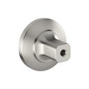 Signature Hardware Matte White/Satin Nickel 1-3/8 in. Cabinet Knob 