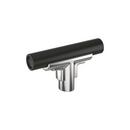 2-3/8 in. Cabinet T-Knob in Matte Black/Polished Chrome