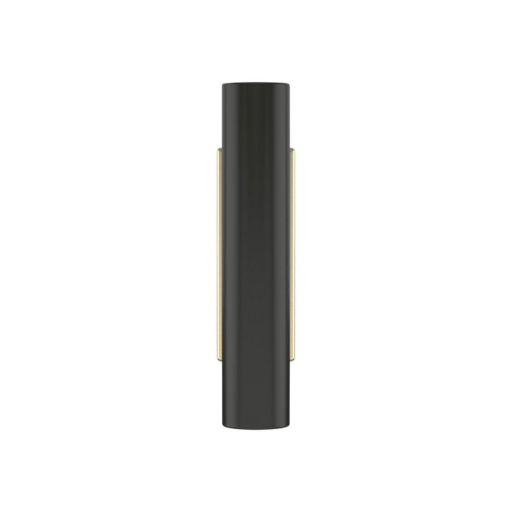 Signature Hardware Matte Black/Golden Champagne 2-3/8 in. Cabinet T-Knob 