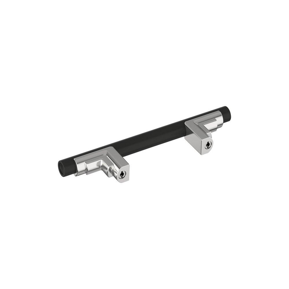 Signature Hardware Matte Black 3 in. Center-to-Center Cabinet Pull 