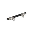 Signature Hardware Matte Black 3 in. Center-to-Center Cabinet Pull 