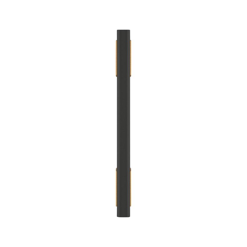 Signature Hardware Matte Black/Brushed Gold 3-3/4 in. Center-to-Center Cabinet Pull 