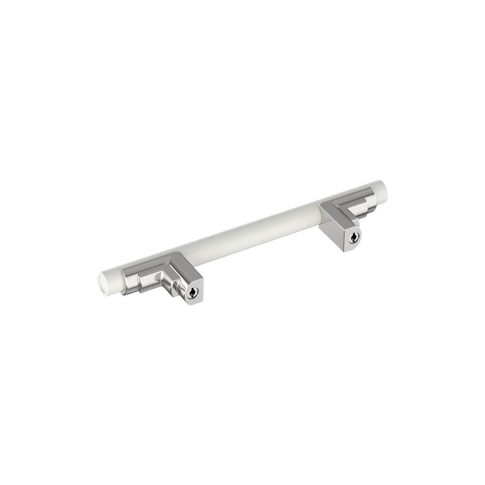 Signature Hardware Matte White 3-3/4 in. Center-to-Center Cabinet Pull 