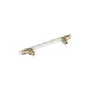 Signature Hardware Matte White 5-1/16 in. Center-to-Center Cabinet Pull 