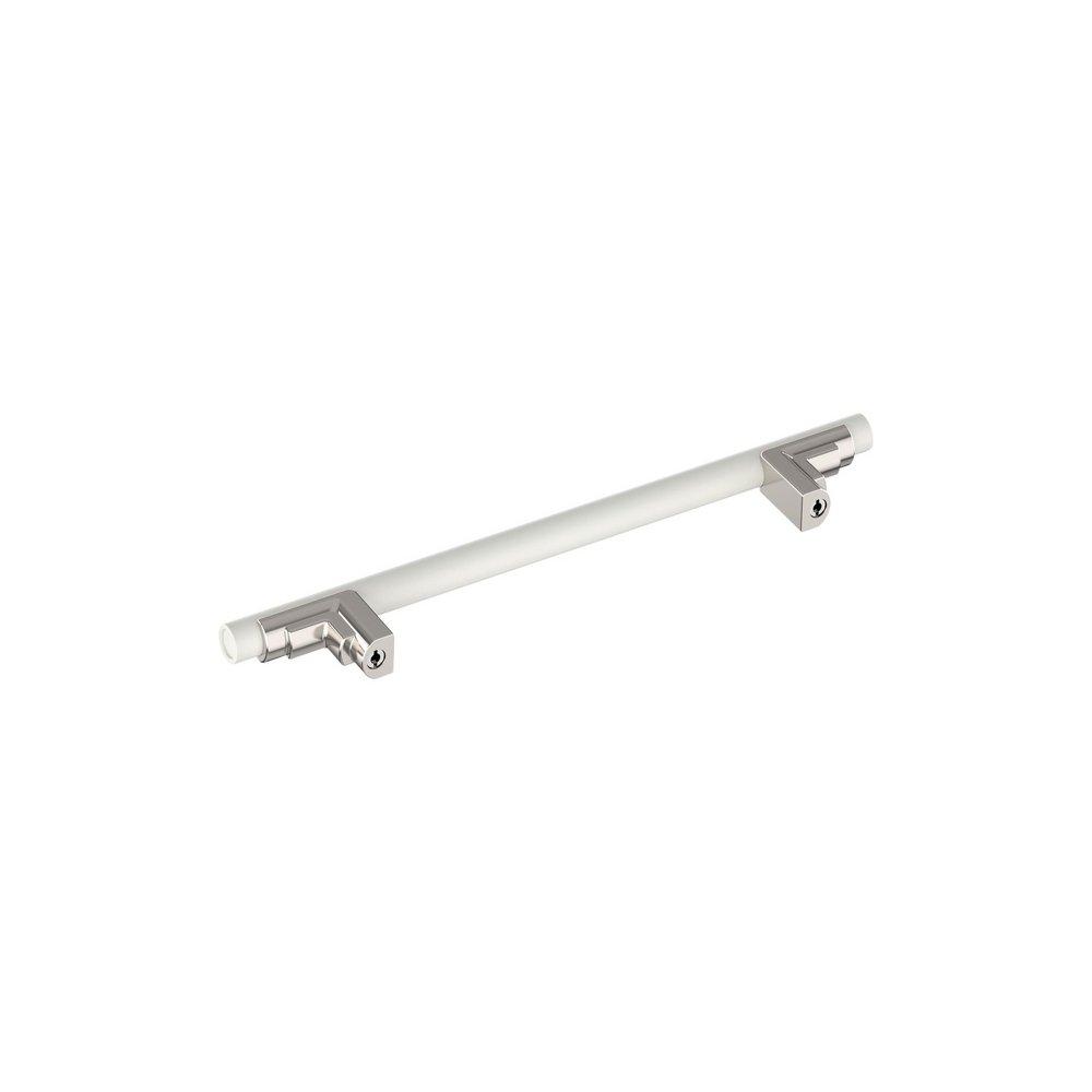 Signature Hardware Matte White 6-5/16 in. Center-to-Center Cabinet Pull 