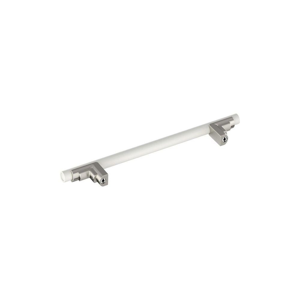 Signature Hardware Matte White 6-5/16 in. Center-to-Center Cabinet Pull 