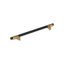 Signature Hardware Matte Black 7-9/16 in. Center-to-Center Cabinet Pull 