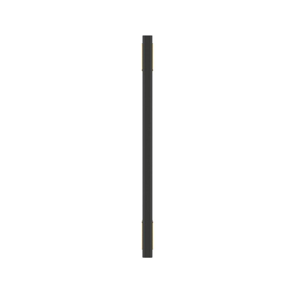 Signature Hardware Matte Black 7-9/16 in. Center-to-Center Cabinet Pull 